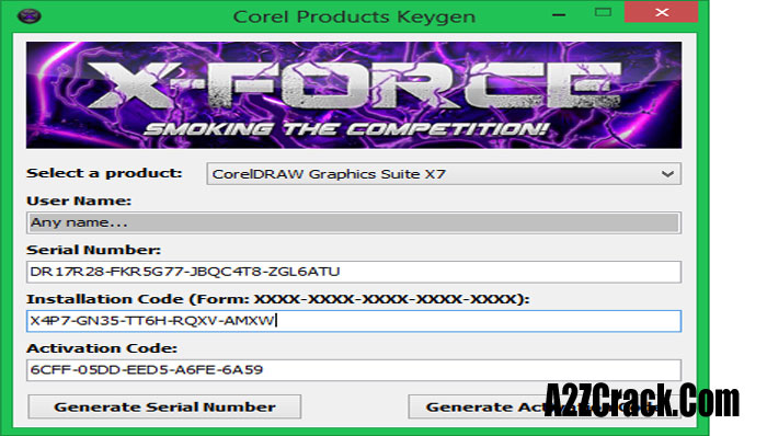 corel draw x7 serial key